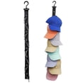 thumbnail image 1 of Over The Door Hat Organizer Closet Storage Rack Baseball Cap Holder Hanging Display Solution, 1 of 8