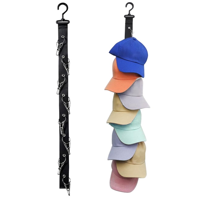 Over The Door Hat Organizer Closet Storage Rack Baseball Cap Holder Hanging Display Solution