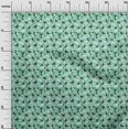 thumbnail image 3 of oneOone Viscose Chiffon Green Fabric Floral Craft Projects Decor Fabric Printed By The Yard 42 Inch Wide, 3 of 4