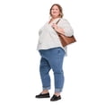 thumbnail image 2 of Lane Bryant Women's Plus 3/4 Sleeve Blouse, 2 of 6