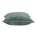 thumbnail image 2 of Parkland Collection PILE11181P Tusha Sea Foam Square Transitional Pillow Cover with Poly Insert - 20 x 20 x 7 in., 2 of 2
