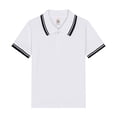 thumbnail image 1 of WEIYLL Polo Shirts for Boys Short Sleeve Button Down Patchwork Closure Comfortable Soft Fabric Top for 11-12 Years, 1 of 2