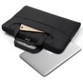 thumbnail image 2 of Laptop Shoulder Bag Compatible With 13-13.3 Inch MacBook Air  MacBook Pro  Notebook Computer  Polyester Sleeve With Back Trolley Belt, 2 of 7