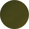 thumbnail image 1 of Ahgly Tapis Rond Lavable en Machine Intérieur Transitionnel Vert Olive, 4 Pieds Rond, 1 of 7