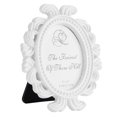 thumbnail image 3 of Dalazy Cadre Photo Floral Cadre Rond Cadre Photo Mural Blanc Support de Cadre Photo Décoration de Mariage, 3 of 9