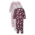 thumbnail image 1 of George Baby girls' Sleeper 3-Pack, 1 of 2