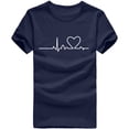 thumbnail image 1 of Birdeem Unisex T-Shirt Printed Pattern Casual Fashion Soild Color Short Sleeve Tops, 1 of 7