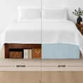 thumbnail image 3 of Swift Home Premium Bed Skirt 14-Inch Tailored Drop, 1 Pack, Twin, 3 of 5