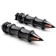 thumbnail image 1 of Krator Motorcycle Hand Grips 1 Inch Turn Signals Pair Compatible with Harley Davidson Road King Custom Classic, 1 of 5