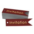 thumbnail image 1 of Inkdotpot Real Gold Foil Invitation Party Tags Favor Hang Paper Tags 100 Pieces, 1 of 6