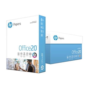 HP Paper, Office Ultra White, 20lb, 8.5 x 11, Letter , 92 Bright, 5000 Sheets / 10 Ream Case, (112110), Made In The USA