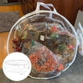 thumbnail image 2 of Sac Guirlande Fenêtre Transparente Portable PVC Contenant de Rangement pour Couronne des Fêtes pour la Maison, 2 of 8