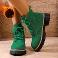 thumbnail image 2 of Bottes d'Automne pour Femmes, Bottines Courtes Douillettes Doublées en Molleton pour un Usage Hivernal Polyvalent, 2 of 9