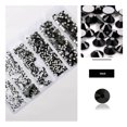 thumbnail image 2 of Nail Rhinestones Flat-Bottom Multi-faceted Sides DIY Handcraft Excellent Gloss Manicure Crystal Different Styles Mobile Phone Black, 2 of 6