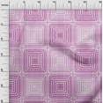 thumbnail image 3 of oneOone Rayon Fuschia Pink Fabric Geometric Craft Projects Decor Fabric Printed By The Yard 56 Inch Wide, 3 of 4