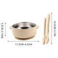 thumbnail image 5 of Bol en Acier Inoxydable Ensemble de Vaisselle pour Enfants Bol Silicone de Qualité Alimentaire Bol Alimentaire Doublé en Acier Inoxydable Ensemble de Trois Pièces Silicone de Qualité Alimentaire, 5 of 5