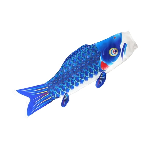 Agiferg Fanion Carpe-Éolienne Japonaise Drapeau de Poisson Cerf-Volant Maison Extérieur Décoration Suspendue