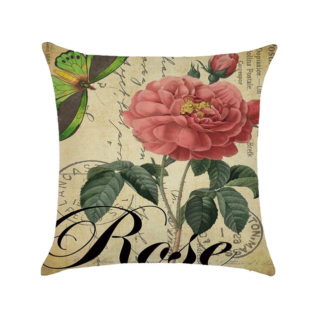 mmirethe Wide Application Cushion Covers For Coordinated Home Easy To Change Pillowcase kztym001-4 3Set