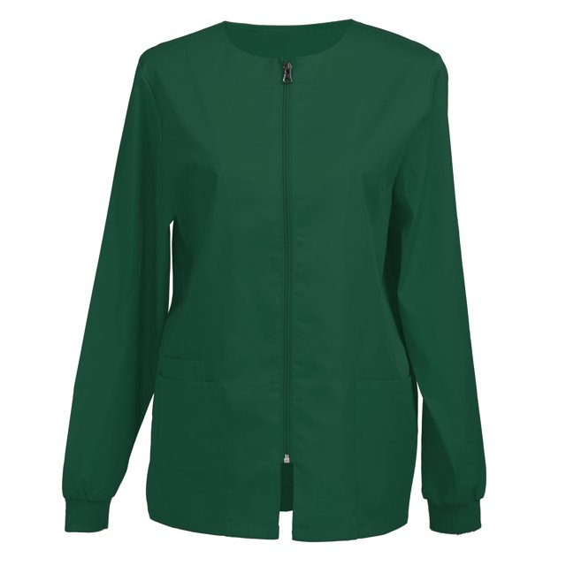 Veste d'Uniforme pour Femmes, Veste de Travail à Fermeture Éclair devant, Veste d'Échauffement