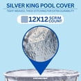 thumbnail image 4 of Swimline Hydrotools Silver King Winter Pool Cover for 21 x 42 Ft Above Ground Oval Pools, 4 of 7