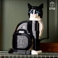thumbnail image 4 of LEGO Ideas Tuxedo Cat, Home Décor, Cat Gift Idea for Animal-Lovers, Cat Lover Gifts, Collectible Model, Creative Activity, Building Set for Adults, 21349, 4 of 6