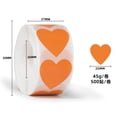 thumbnail image 1 of PEONAVET Valentines Sticker Sticker Decoration Sticker Tape 500 Per Roll, 1 of 2