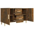 thumbnail image 3 of vidaXL Sideboard Smoked Oak 100x36x60 cm Engineered Wood, 3 of 5