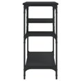 thumbnail image 3 of vidaXL Table Console avec Étagères Noir 100x35x75 cm, 3 of 5