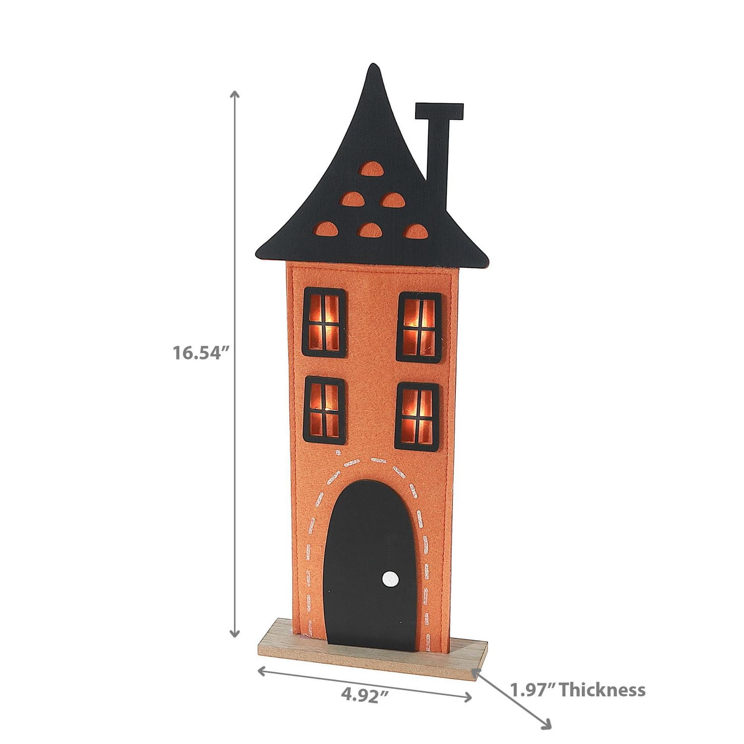 Décor De Maison En Feutre Hanté Grand