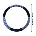 thumbnail image 3 of ZZkhGO Lint Steering Wheel Cover, Short Pile Winter Handlebar Cover, Warm Non Slip Protective Cover with Soft Material for Cold Weather Driving Vehicle Interior, 3 of 6
