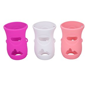 240ml Baby Bottle Silicone Sleeve  Shatter Proof Soft Silicone Cover for Glass Baby Bottles 8 Oz  with Insulation and Protection  Washable Dishwasher Safe