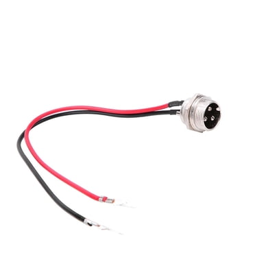 Scooter Charging Plug, 2 Wire Electric Scooter Charging Port Useful 3 Pin Easy To Install  for E Scooters
