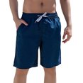 thumbnail image 1 of RKSTN Mens Shorts Athletic 2024 Pockets Beach Running Gym Workout Pants Quick Dry Solid Color Drawsting Sports Training Shorts, 1 of 5