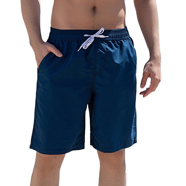 RKSTN Mens Shorts Athletic 2024 Pockets Beach Running Gym Workout Pants Quick Dry Solid Color Drawsting Sports Training Shorts