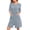 A2_Gray#nightgowns for women, variant on Lcziwo Womens Short Sleeve Nightgown Zip Up Lightweight Casual Bathrobe Soft Knee Length Plain Housecoat with Pocket Purple,L