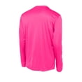 thumbnail image 2 of Gravity Threads Mens Long-Sleeve Moisture WickenIng Shirt - Neon Pink - Large, 2 of 2