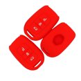 thumbnail image 2 of relayinert 3piece Soft And Safe Silicone Car Key Case Stylish For Fashionable Look Fashionable Appearance red, 2 of 6