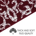 thumbnail image 4 of Floral Collection Contemporary, Cozy, Vibrant and Soft Stair Tread Mats & Rugs, 9'' x 28'', 4 of 6