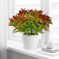 thumbnail image 4 of Artificial Morning Glory Home Decoration Red Red Plastic (1X Artificial Morning Glory), 4 of 5