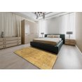 thumbnail image 4 of Ahgly Company Indoor Round Abstract Sedona Brown Oriental Area Rugs, 4' Round, 4 of 6