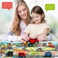 thumbnail image 1 of Tapis pour Enfants Jouet Voiture Tapis Ville Carte Routière Voitures Ville Tapis de Jeu Tapis de Rue, 1 of 4
