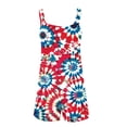 thumbnail image 4 of Gspmoly Shorts, Shorts d'Été pour Femmes Shorts à Imprimé de la Fête de l'Indépendance Shorts à Poches Combinaison Shorts de Randonnée Offres pour Femmes Blanc m, 4 of 5