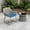 bleu, variante sur Coussin Long Oreiller de Bureau Soutien Lombaire Chaise de Bureau Coussin de Chaise Carrée Coussin de Chaise de Jardin Coussin de Siège Confortable