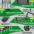 thumbnail image 4 of Lawn Aerator, Carbon Steel Lawn Aerator Coring Tool Easy To Use  For Garden, 4 of 8