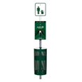 thumbnail image 1 of Station Complète pour Déchets de Chien 2 Plis, Verte, 1 of 1