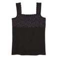 thumbnail image 4 of George Women's Square Neckline Lace Cami, 4 of 4