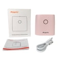 thumbnail image 2 of Graflsoa Pink Q2 57mm Thermal Printer with 300dpi Resolution, Bluetooth Connectivity, Compatible with Android & iOS, Built-in Lithium Battery, Includes 1 Roll of 57x30mm White Thermal Paper, 2 of 6