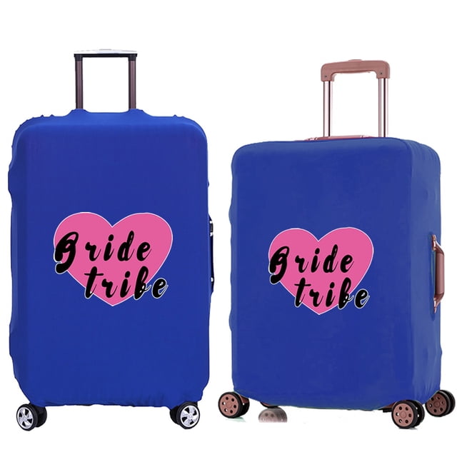 Luggage Cover Travel Suitcase Protective Cover for Trunk Case 18 '' -28 '' Foldable Light Elastic Suitcase Cover Bride Pattern 8Bride011 S