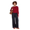 thumbnail image 2 of George Women's Cropped Crew Neckline Sweater, 2 of 6