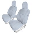 thumbnail image 1 of For Toyota Sienna 2011-2020 FH Group Neoprene Waterproof Custom Fit Car Seat Covers - Front Set Solid Gray, 1 of 9
